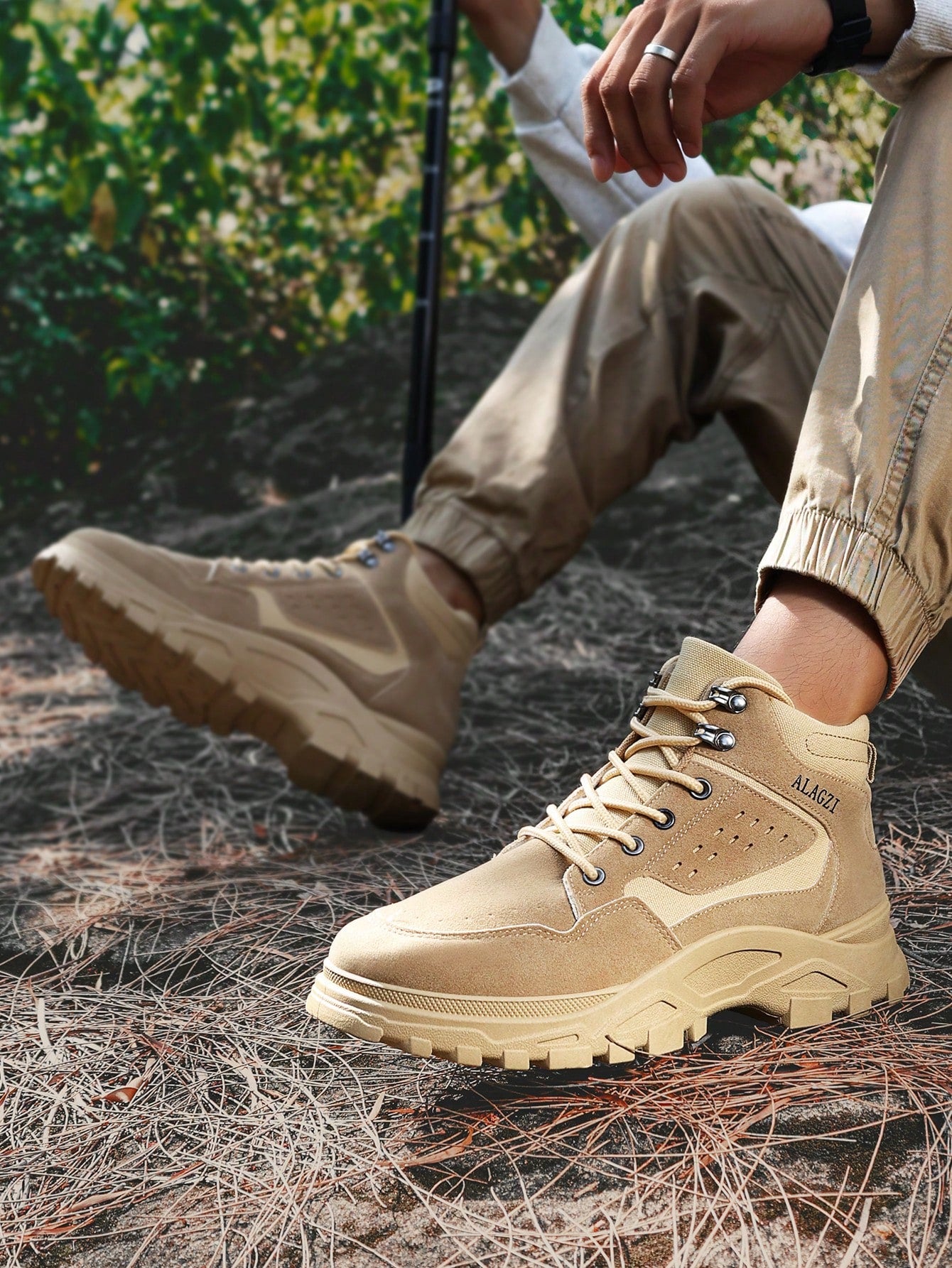 Outdoor Rugged Walking Hiking Boots